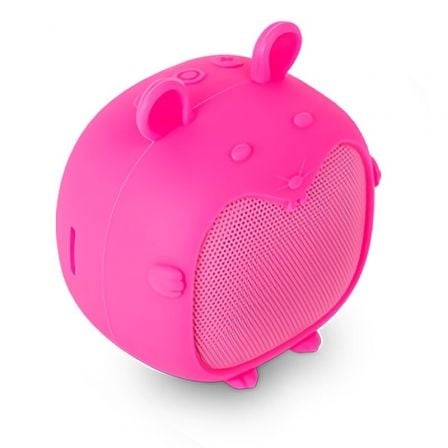 COLUNA BLUETOOTH SPC SOUND PUPS ROSA