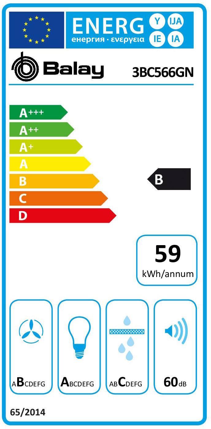 EXAUSTOR BALAY CHAM.60C.PRETO-3BC566GN