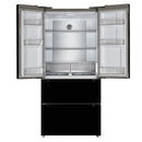 FRIGORÍFICO AMERICANO TEKA RFD75850GBK FULL NO FROST VIDRO PRETO