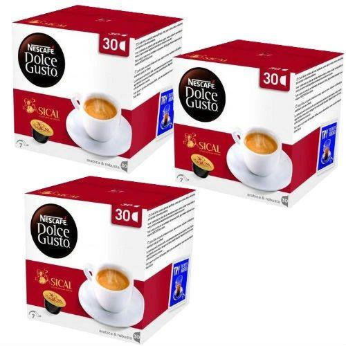 CÁPSULAS DE CAFÉ DOLCE GUSTO EXPRESSO SICAL ( 90 CÁPSULAS  - DESC