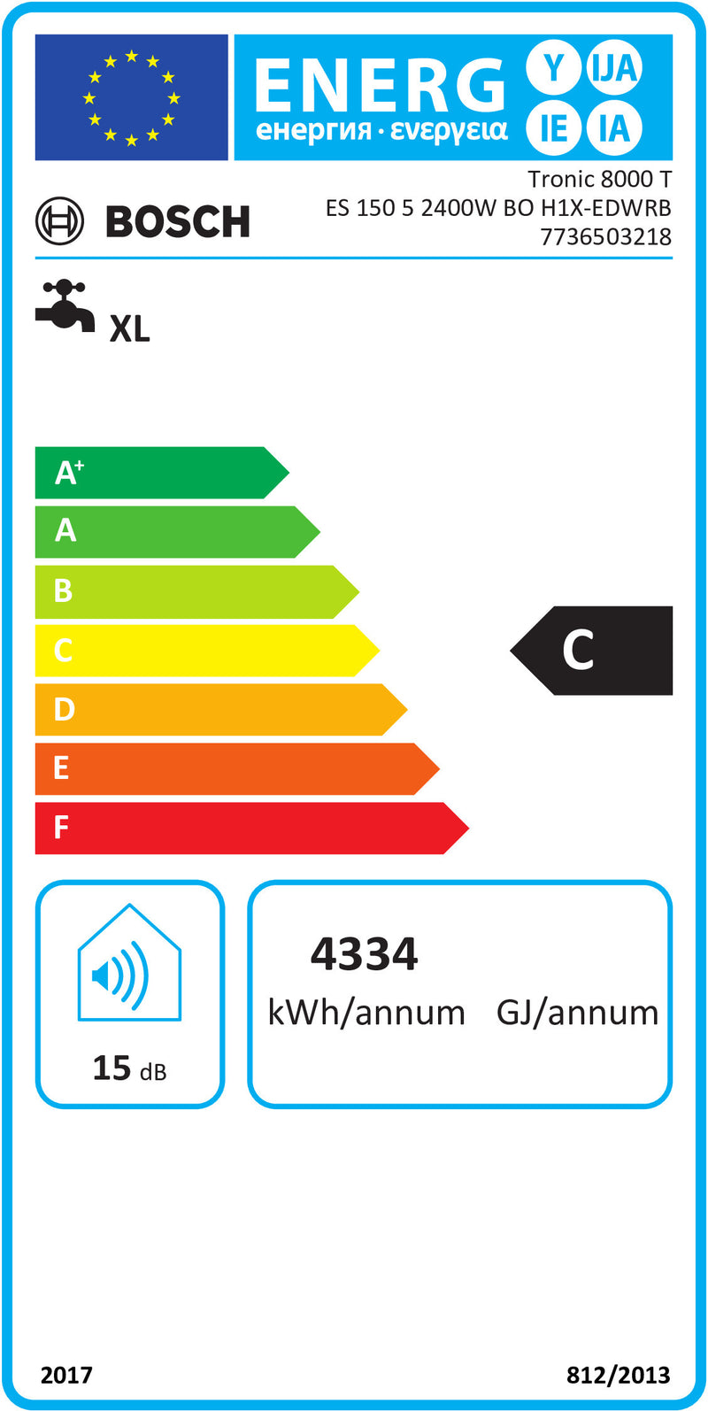 TERMOACUMULADOR BOSCH -ES15052400WBOH1XEDWRB