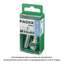 CAIXA S 2 UNID. PARAFUSO METRICO CAB HEX+PORCA ZINCO M 10X40MM FA