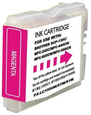 BROTHER LC1000XLLC970XL MAGENTA CARTUCHO DE TINTA GENERICO - REEM