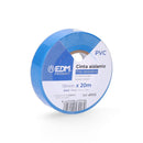 FITA ISOLANTE 20M X 19MM AZUL EDM ALTA QUALIDADE