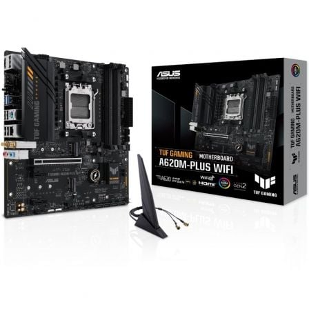 ASUS TUF GAMING A620M-PLUS WIFI AMD A620 Ranhura AM5 micro ATX