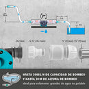 BOMBA PARA BERBEQUIM, PRO 3000 L/H