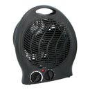 AQUECEDOR COMPACTO PRETO, 2000 W 21 X 12,5 X 26 CM