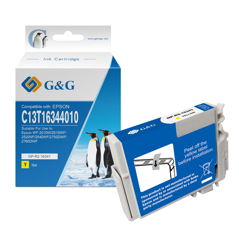 G&G EPSON T1634T1624 (16XL) AMARILLO CARTUCHO DE TINTA GENERICO -