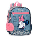 MOCHILA ESCOLAR DISNEY MINNIE MAKE IT RAIN BOWS 28CM