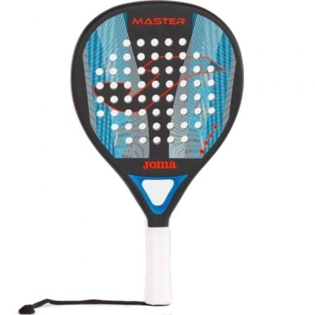 PALA DE PÁDEL JOMA MASTER NEGRO Y TURQUESA FLÚOR