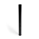 PÉ CILÍNDRICO REGULÁVEL EM AÇO. COR PRETO. MOD. 406G. ALTURA 71CM