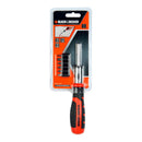 JOGO DE BITS COM ROQUETE + 6 BITS BDHT0-62129 BLACK+DECKER