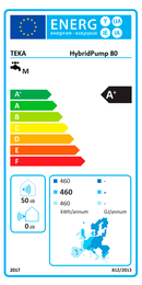 TEKA - TERMOACUMULADOR HIBRIDO 80 LITROS BOMBA CALOR + RESISTENCI