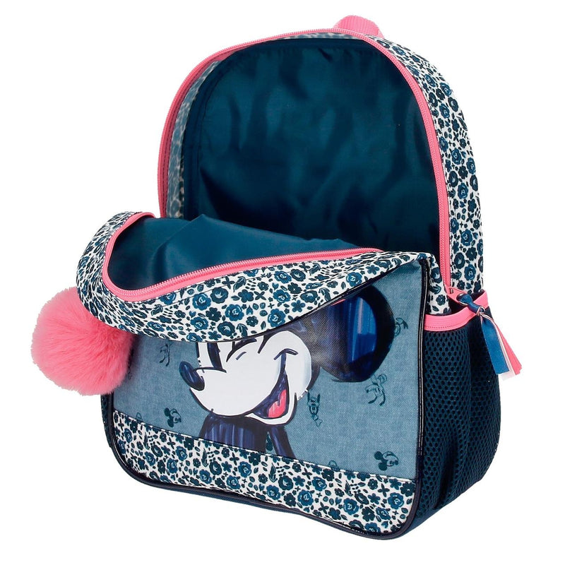 MOCHILA ESCOLAR DISNEY MINNIE MAKE IT RAIN BOWS 33CM