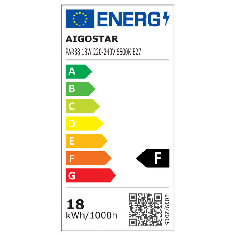 LED PAR38 E27 18W 6500K