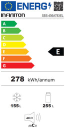FRIGORÍFICO AMERICANO INFINITON SBS456A78XEL INOX