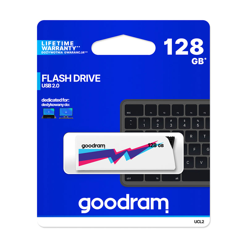 Goodram UCL2 unidade de memória USB 128 GB USB Type-A 2.0 Azul, R