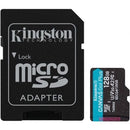 TARJETA DE MEMORIA KINGSTON CANVAS GO! PLUS 128GB MICROSD XC CON