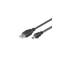 Ewent EC1027 cabo USB 1,8 m USB 2.0 USB A Mini-USB B Preto