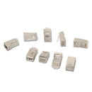 AISENS A138-0293 conector RJ-45 Aço inoxidável, Transparente