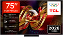 TCL - SQD-MINILED SMART GOOGLETV B&O SOUND 75C8L