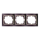 ESTRUTURA HORIZONTAL TRIPLO, ESTRUTURA PRETO E ARO PÉROLA 225X81X