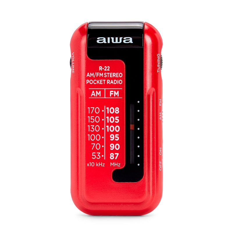 RADIO PORTÁTIL AIWA R-22RD VERMELHO