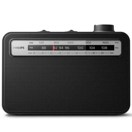 Philips 2000 series TAR2506/12 rádio Portátil Analógico Preto