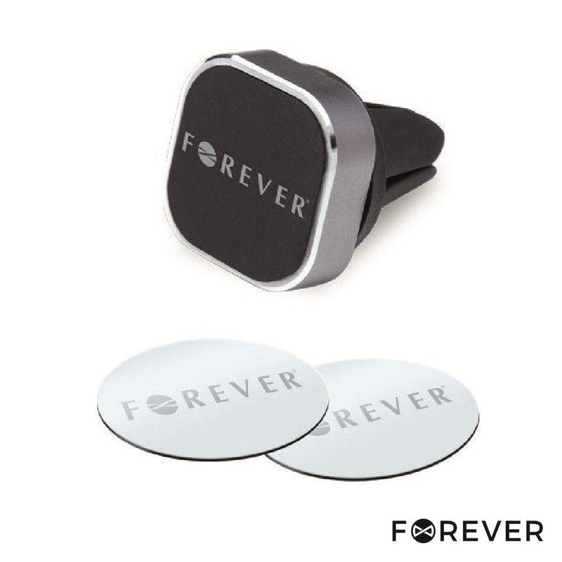 SUPORTE MAGNÉTICO UNIVERSAL TELEMÓVEL E GPS PRETO FOREVER