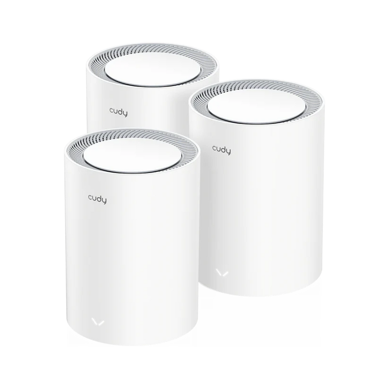 SISTEMAS DE MESH CUDY AX3000 PACK DE 3 WIFI 6