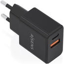 CARGADOR DE PARED GAN AISENS A110-1026 1XUSB TIPO-C 1XUSB 20W NEG