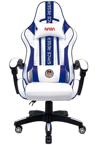 SILLA GAMING NASA ATLANTIS BLANCA/AZUL