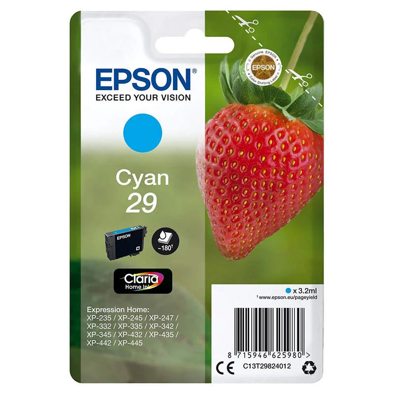 Epson Strawberry C13T29824012 tinteiro 1 unidade(s) Original Rend