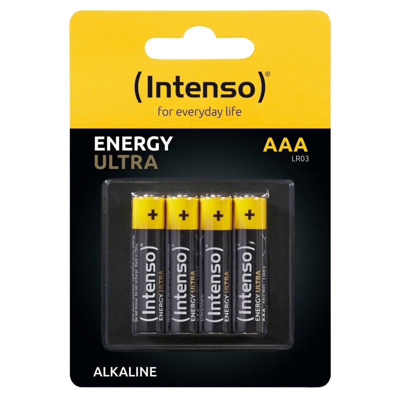 PILHAS INTENSO  ALCALINA ENERGY ULTRA AAA LR03 PACK-4 UNIDADES 1.