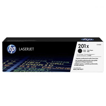 HP Toner LaserJet original 201X preto de elevado rendimento