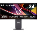 MONITOR GAMING ULTRAPARONÁMICO CURVO LG ULTRAGEAR 34G600A-B 34" W