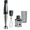 Braun MQ 7025X 0,6 l Varinha mágica 1000 W Preto, Aço inoxidável