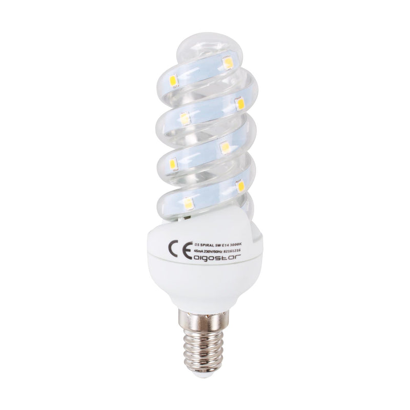 LED E14 4.9W TUBO EM ESPIRAL