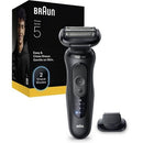 MÁQUINA DE BARBEAR BRAUN S552N1200SBLACK( RECARREGÁVEL  - 50 MINU