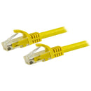 StarTech.com N6PATC15MYL cabo de rede Amarelo 15 m Cat6 U/UTP (UT