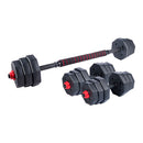 CONJUNTO HALTERES EXTENSÍVEIS 19 PEÇAS UMBRO