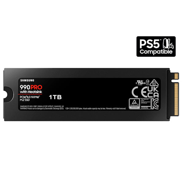 DISCO SSD SAMSUNG 990 PRO 1TB M.2 2280 PCIE 4.0 COM DISIPADOR DE