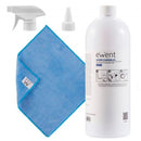 EWENT KIT LIMPEZA DE ECRÃS 1000ML+ PANO MICROFIBRAS