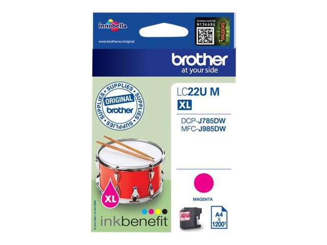 TINTEIRO BROTHER - LC22UMBP MAGENTA INKBENEFIT