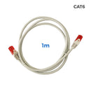 CABO UTP CAT.6 CONECTOR RJ45 COBRE LSZH CINZENTO 1M