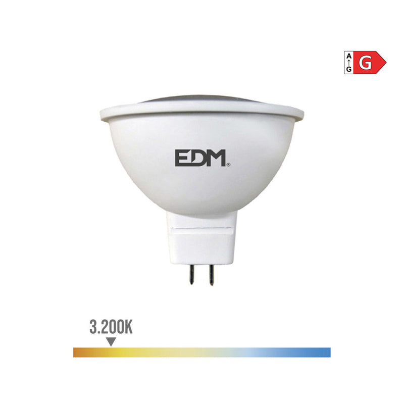 LÂMPADA DICROICA LED MR16 (GU5.3) 5W 12V 450LM 3200K LUZ QUENTE Ø