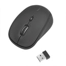 RATO ERGONÓMICO, SEM FIOS, 2,4 GHZ, 1600 DPI, PRETO