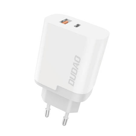 CHARGER DUDAO A6XSEU USB + USB-C, 22.5W (WHITE)