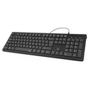 TECLADO HAMA COM FIO KC-200",PRETO