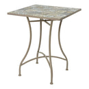 MESA METAL/MOSAICO COR: CASTANHO 58X58X72CM MODELO BISTRO PARA EX